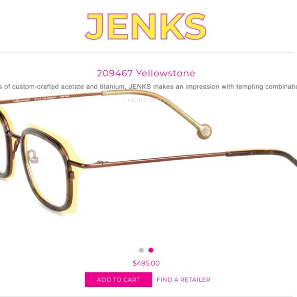 l.a. Eyeworks Jenks frames - Picture 7 of 8